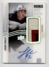 2023-24 Upper Deck Premier Acetate Rookie Patch Autographs ARCO Logan Cooley /99