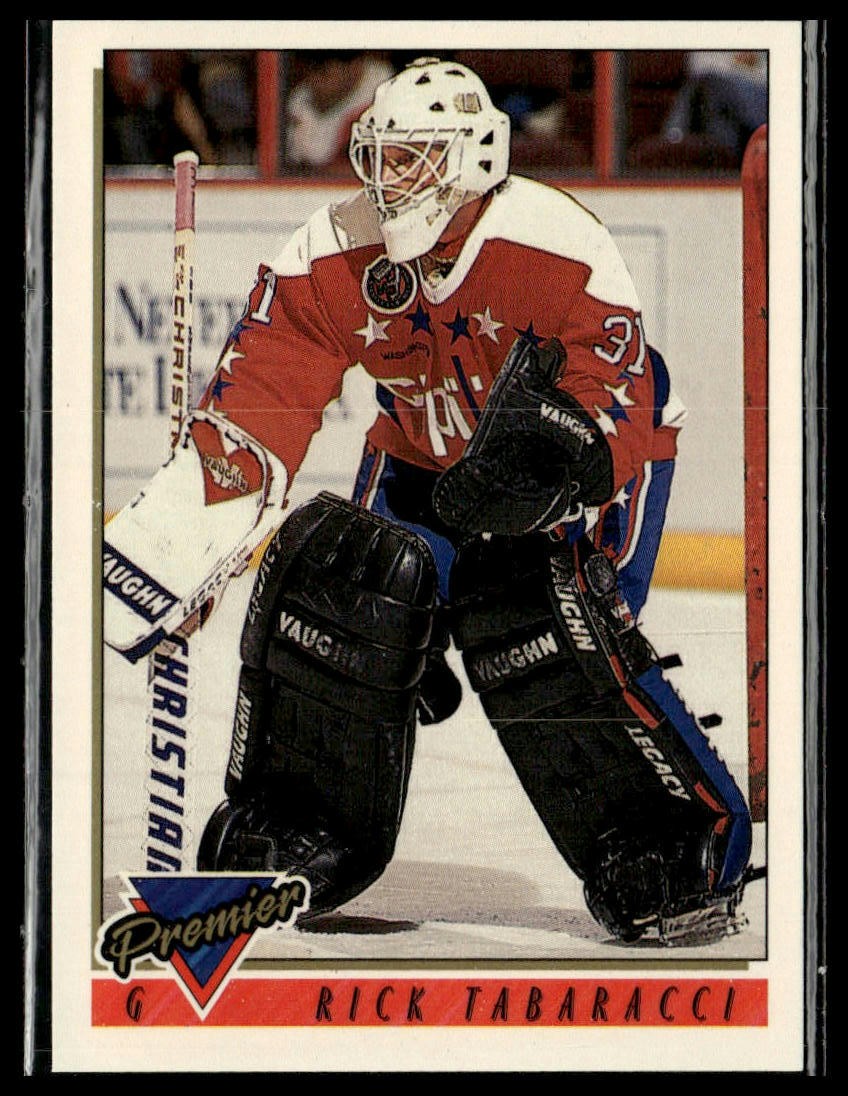 Rick Tabaracci 1993-94 Topps Premier #239 Washington Capitals