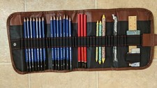 Drawing Sketching Pencil Set, 26 pcs Draw Supplies Kit, 14 Graphite 12B -6H , C