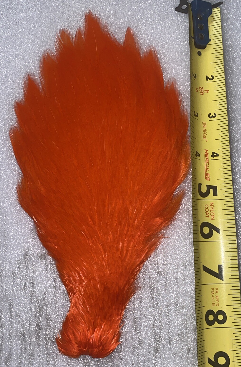 Hareline Fly Tying Neck Hackle In dyed Hot Orange For Salmon Flies eBay
