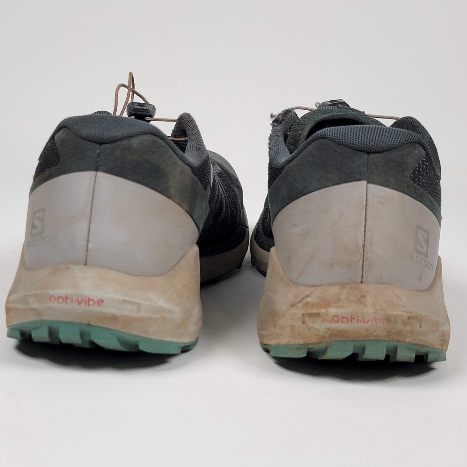 Scarpe da ginnastica Salomon Sense Ride 3 da uomo taglia US 11 45 5 verdi trail running