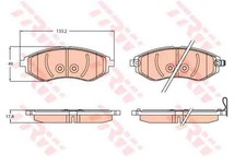 Plaquette de frein Chevrolet AVEO