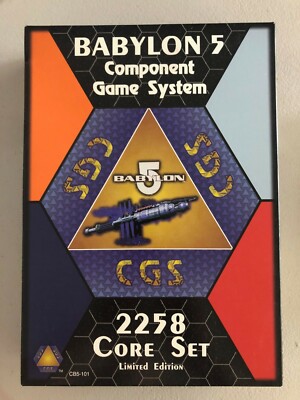 Babylon 5 Component Game System 4-Player Core Set Limited Ed. CGS 2258 - New