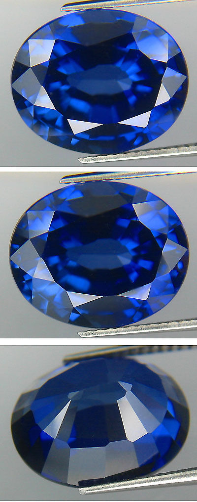 Saphir bleu de 6,50 cts pour bague de fiançailles mémorable