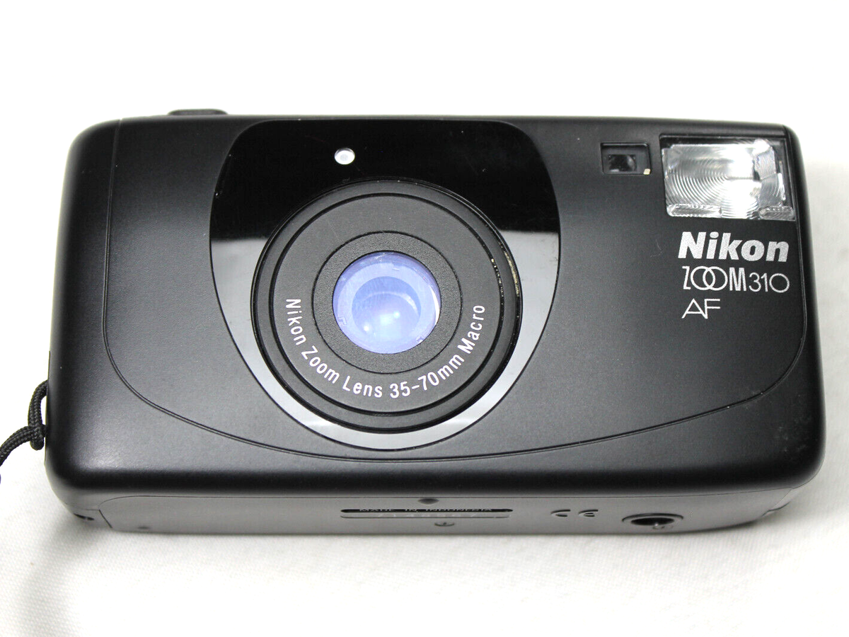 Nikon Ｆ Nikon Zoom 310 AF Film Camera 35mm Point & Shoot Black | eBay