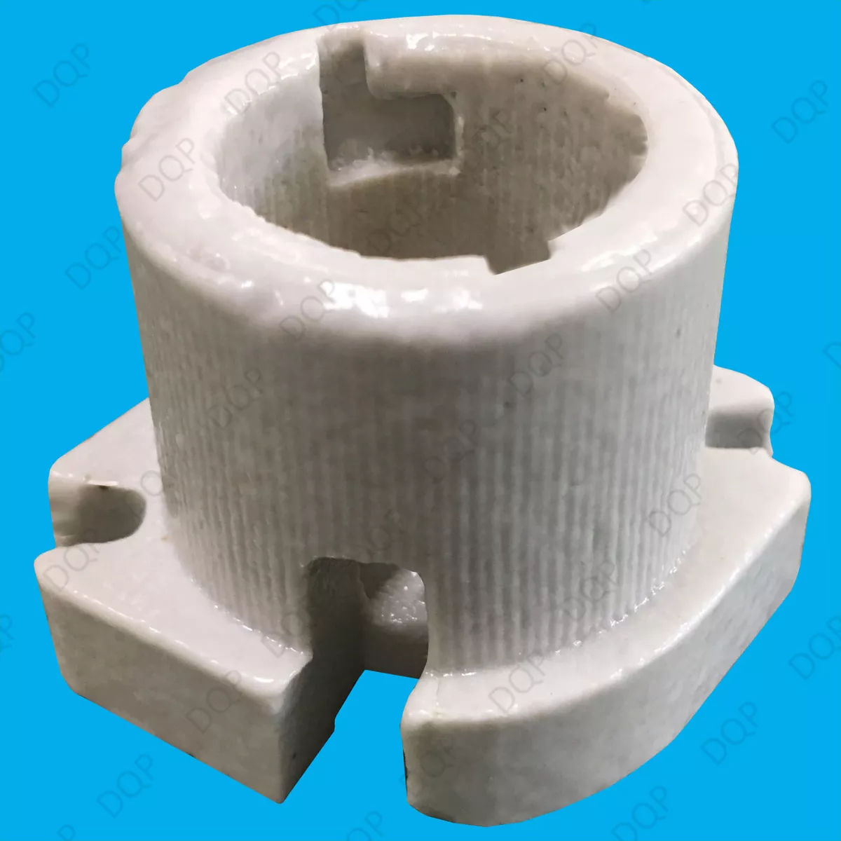 1x Bayonet B22 Ceramic Lamp Light Bulb Holder Fitting BC Socket With Side Fixing