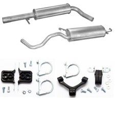 Auspuffanlage inkl. Anbausatz passend für VW Golf 4 IV Beetle 1.6i+16V 1.9SDi