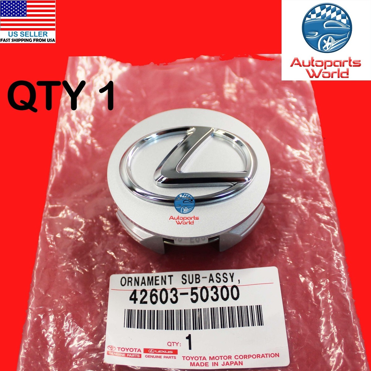 リースジョーカーズ　メラベンチャー　調整パーツ新品スリーブ付 GENUINE OEM LEXUS ES350 IS250/350 LS460 RX350 WHEEL CENTER HUB CAP