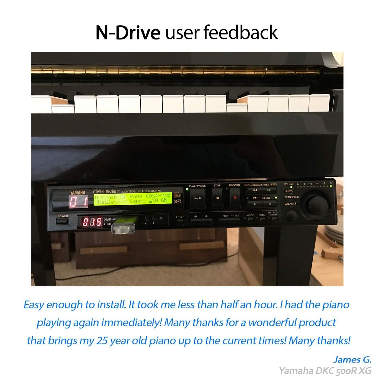 Emulator for Yamaha DKC500R XG & DKC100XG /DGP1XG or Mark II Emulator for Yamaha DKC500R XG & DKC100XG /DGP1XG or Mark II