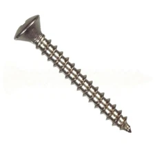 Oval Head Phillips Drive Sheet Metal Screws Stainless (#6, #8, #10) x length qty