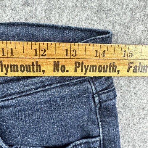 Judy Blue Flare Jeans Womens 11 30 Long Dark Preppy Western Boho Stretch Denim* - Picture 9 of 16
