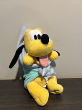 Disney Babies 12" Pluto Baby with Rare Blanket Plush Disney Parks Plush Stuffed