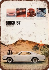 1967 Buick Rivera Vintage Look Reproduction Metal Sign 8 X 12