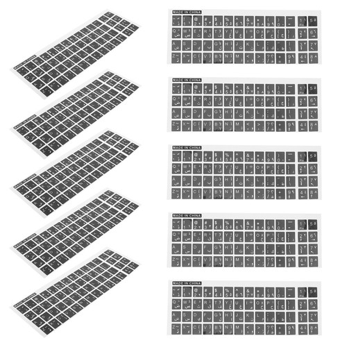 50 Blatt arabische Tastaturaufkleber, Ersatzaufkleber für arabische Tastatur, - Bild 8 von 12