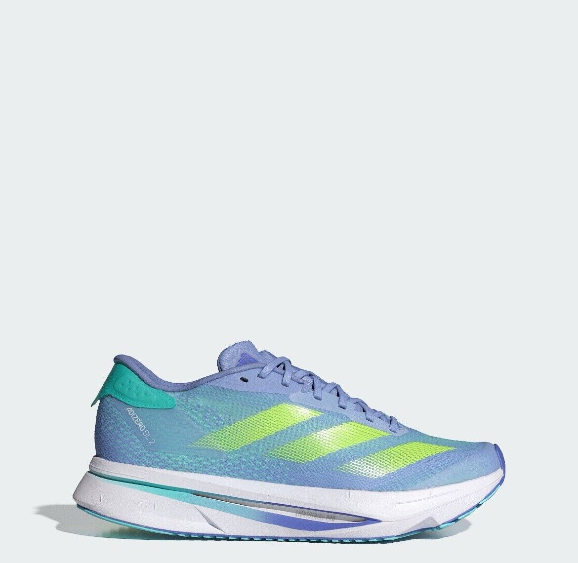 Adidas Adizero SL2 Women Running Shoes Sz 8/8.5/9 Blue/Lemon Adidas Adizero SL2 Women Running Shoes Sz 8/8.5/9 Blue/Lemon
