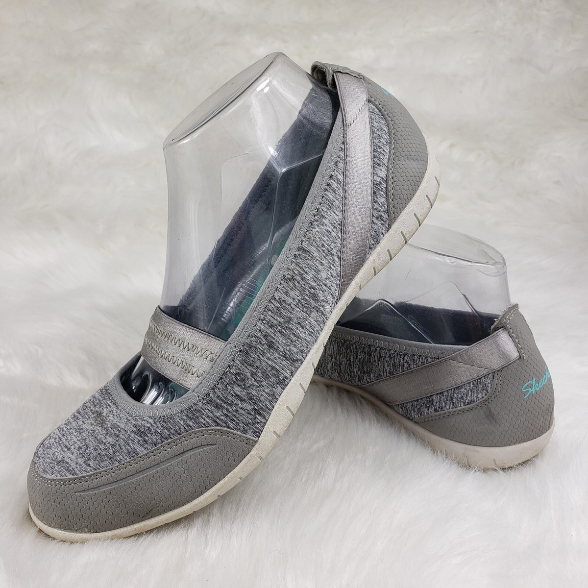 SKECHERS 22854 Air Cooled Memory Foam Slip On Casual Shoes Womens