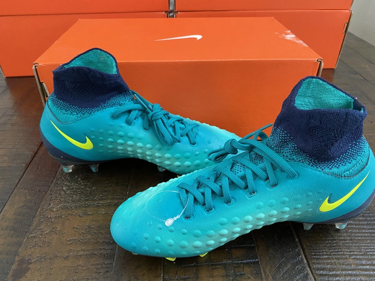 Nike Magista Obra 2 FG GS Soccer Cleats Rio Teal Volt 844410 375