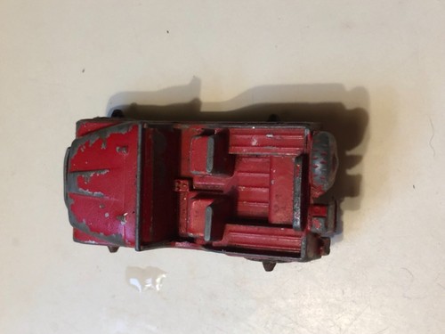 Vintage Midgetoy Model Car Army Jeep 2.5" Long Diecast Rockford Illinois USA Red - Picture 3 of 9