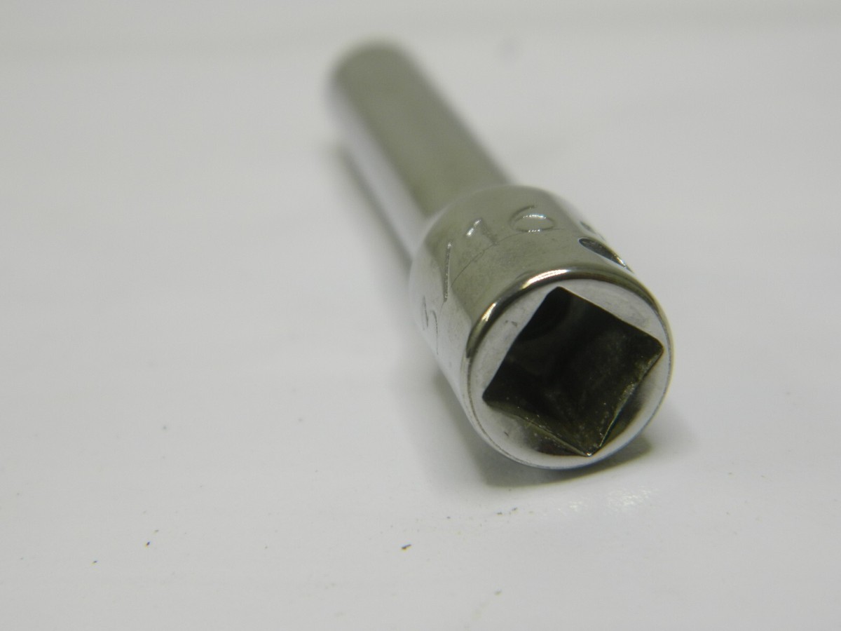 PROTO Spline Socket: 1/4″ Drive, #6 Spline, 3/16″ Hex 12 Points