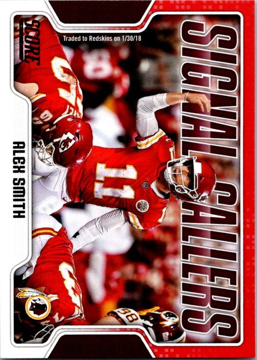 2018 Score Signal Callers Red #15 Alex Smith 