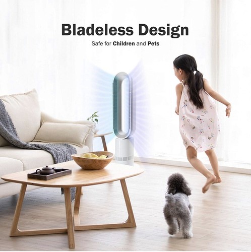 Honeycare 36 inch Combo Heater Bladeless Fan, Cool Breeze and Warm Air for All - Picture 5 of 7