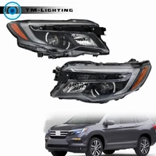 Pair of LED For Honda 2016-2018 Pilot ELITE/2017-20 Ridgeline Headlight Headlamp
