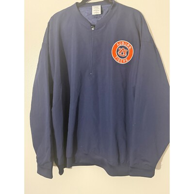 Hanes Auburn Tigers Pullover Jacket NCAA Football Team XL