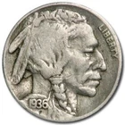 1936 S - Buffalo Nickel - G/VG