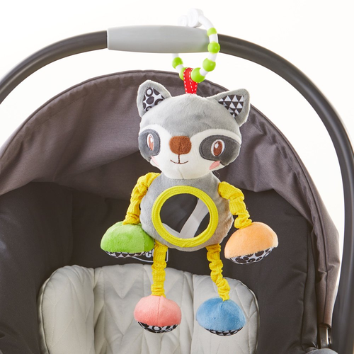 Clip-On Mirror Raccoon Toy - Picture 3 of 12