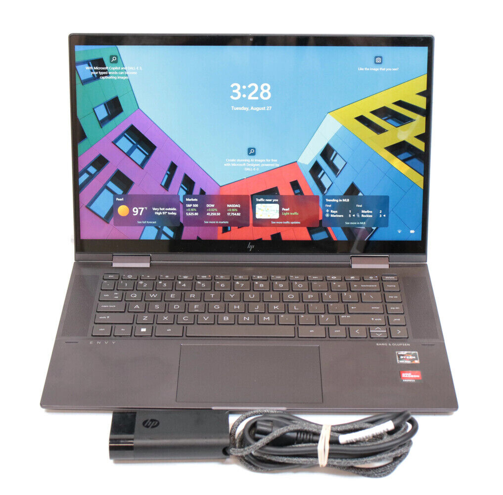 HP Envy x360 15-ey0013dx Laptop PC 256GB 8GB AMD Ryzen 5 HP Envy x360 15-ey0013dx Laptop PC 256GB 8GB AMD Ryzen 5