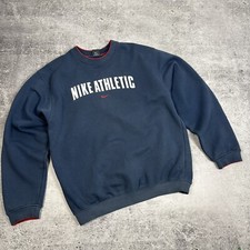 Vintage Nike Athletic Y2K Sweatshirt Center Big Logo