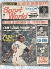 Sport World Magazine Frank Robinson Baltimore Orioles on cover April 1967 