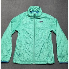 Patagonia Girl's XL 14 Primaloft Packable Insulated Quilted Jacket Green