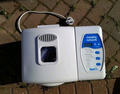 Morphy Richards 48230 Brotbackautomat 12 Einstellungen 13 Stunden Verzögerung Timer Fastbake Weiß 