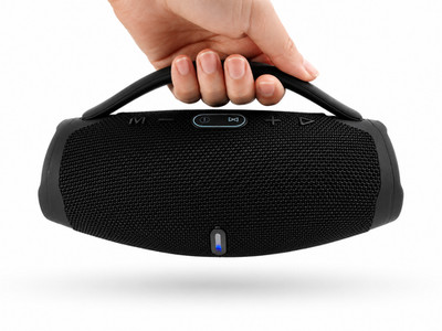 Mini Bluetooth LED BoomBox10 mit LED Farblichtern, 10W Stereo, USB, AUX, microSD