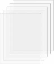 [5-Pack] SimbaLux® Acrylic Sheet Clear 8”x10” 0.08” Thick (2mm) Plexiglass