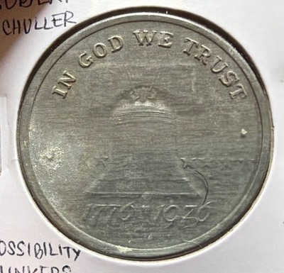 1976 Rob Schuller Possibility Thinkers Creed  Bicentennial Token-In God We Trust