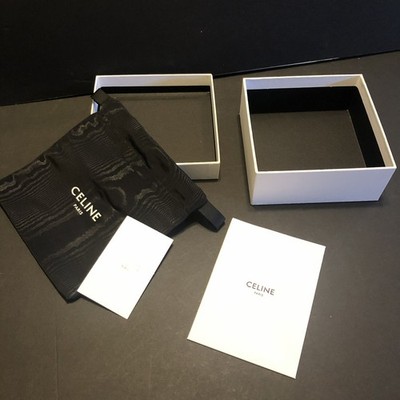 CELINE Paris Empty Box Dust Bag Packaging Set White Gift Box  display picture 2