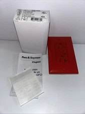 Pass & Seymour 2095-RED 20A 125V GFCI Receptacle - RED