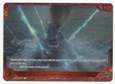 2025 TCG Godzilla vs. Godzilla Card Game GOLD Chase Card #EBP01
