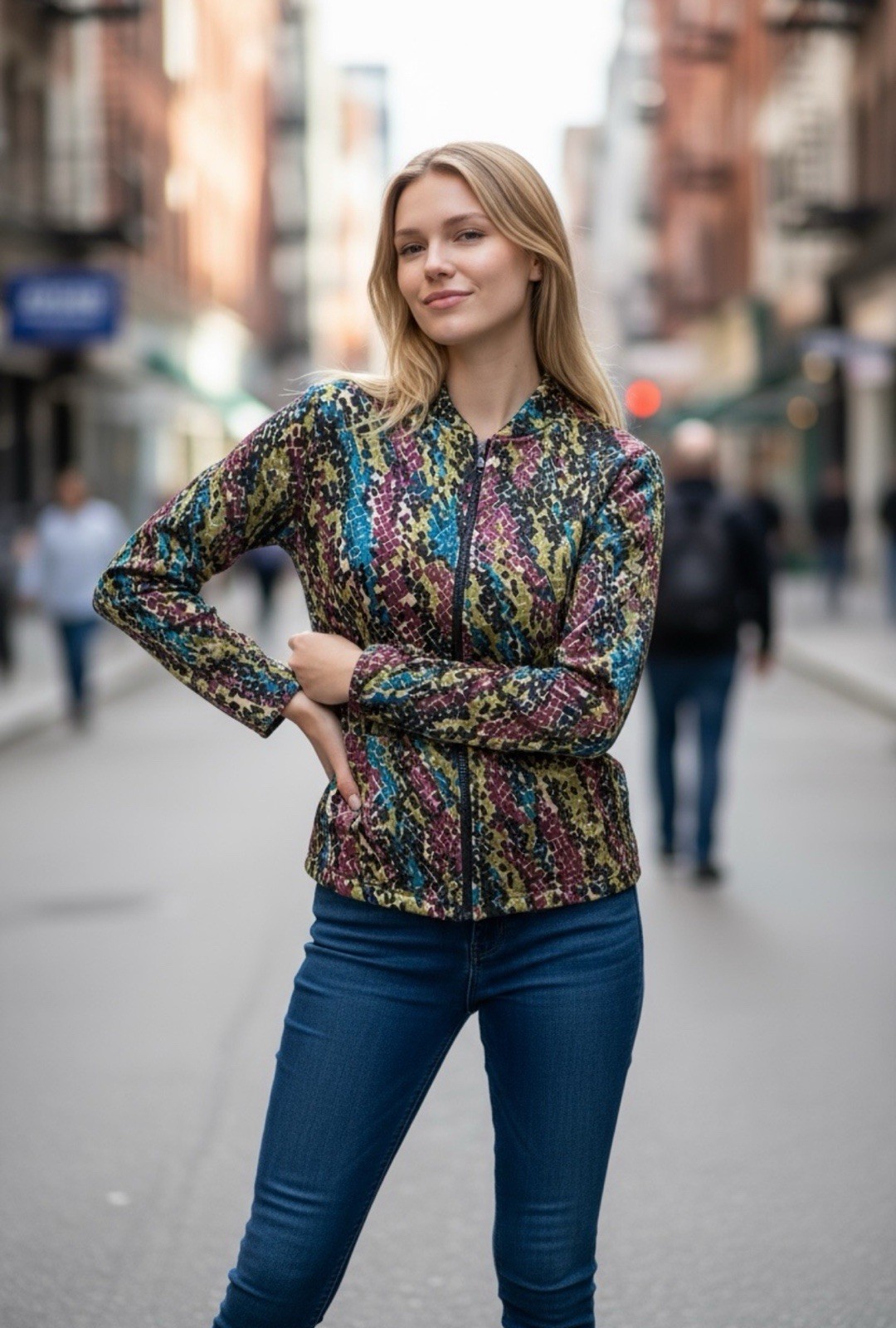 Ruby Rd. Women’s Blazer Lightweight Jacket Multi-… - image 2