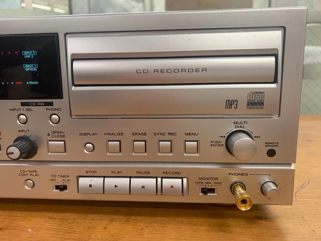 TEAC AD-RW950 CD Recorder Cassette Deck USB Recording Combo Audio