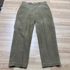 Polo Ralph Lauren Corduroy Pants Mens 34x30 Brown Philip Chino Straight Leg