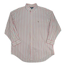 POLO RALPH LAUREN Yarmouth Mens Button Down Oxford Dress Shirt Size 17-33