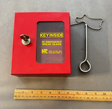 HPC INC EMERGENCY KEY BOX BREAK GLASS IN CASE OF EMERGENCY HEAVY