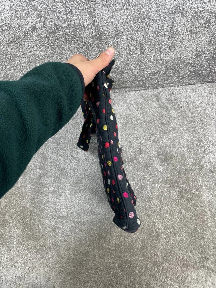 Vera Bradley Bags Womens Hipster Black Pink Zip Adjustable Strap Crossbody - Image 4 of 4