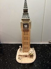 Lilliput Lane Big Ben At Winter L2300 Millenium Britains Heritage