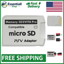 SD2Vita 5.0 Adapter for PS Vita - Upgrade to 256GB MicroSD with Speed Boost