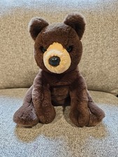 Douglas Cal Brown Bear Plush Cute SOFT Teddy Sitting Cuddle Toy 11"