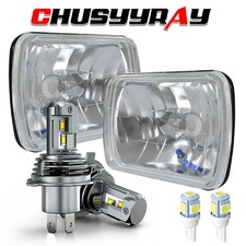 For Chevy C1500 C2500 C3500 Suburban Pickup Truck H6054 7x6 Led Headlight Hi-lo